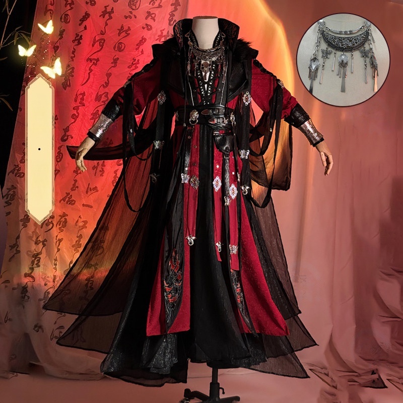 Heaven Officials Blessing Hua Cheng Cosplay Costume Outfit Stage Wear Hallowmas 
