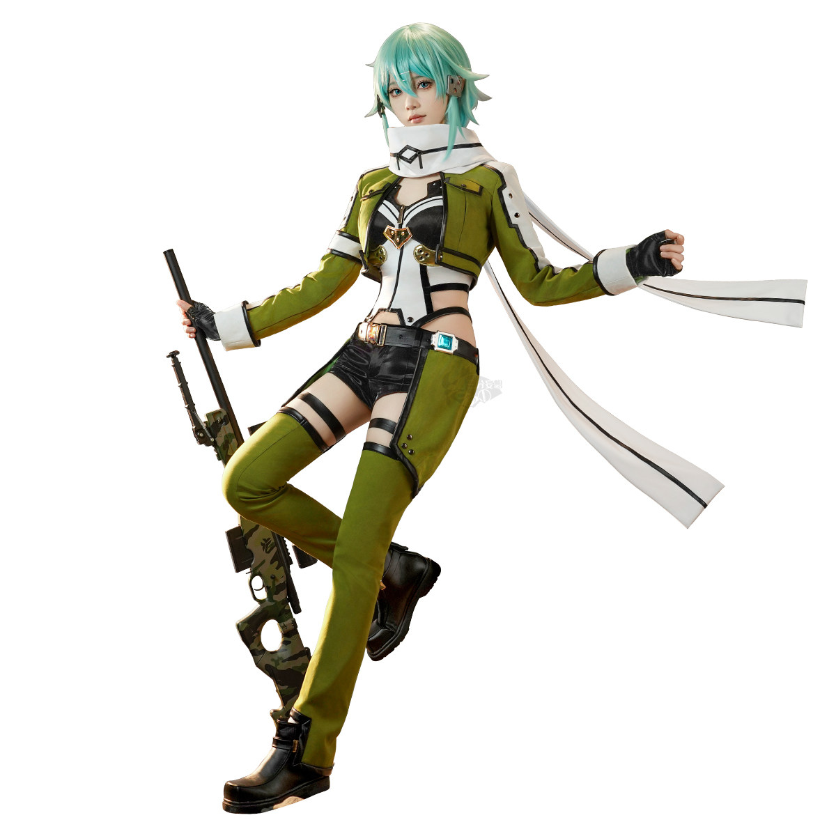  Sword Art Online Asada Shino Cosplay Costume 