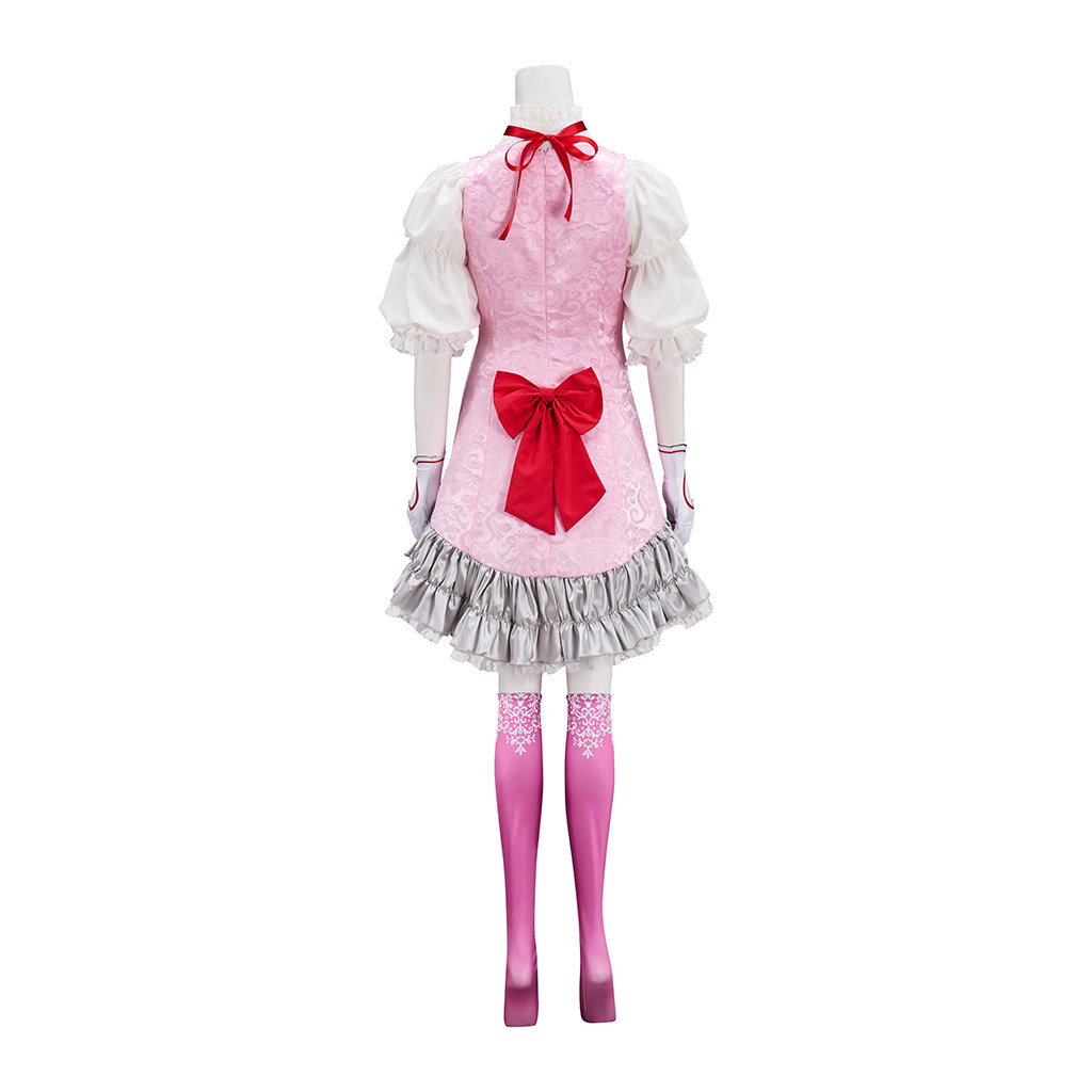 Fighting Heiress Lili Cosplay Costume Pink Dress