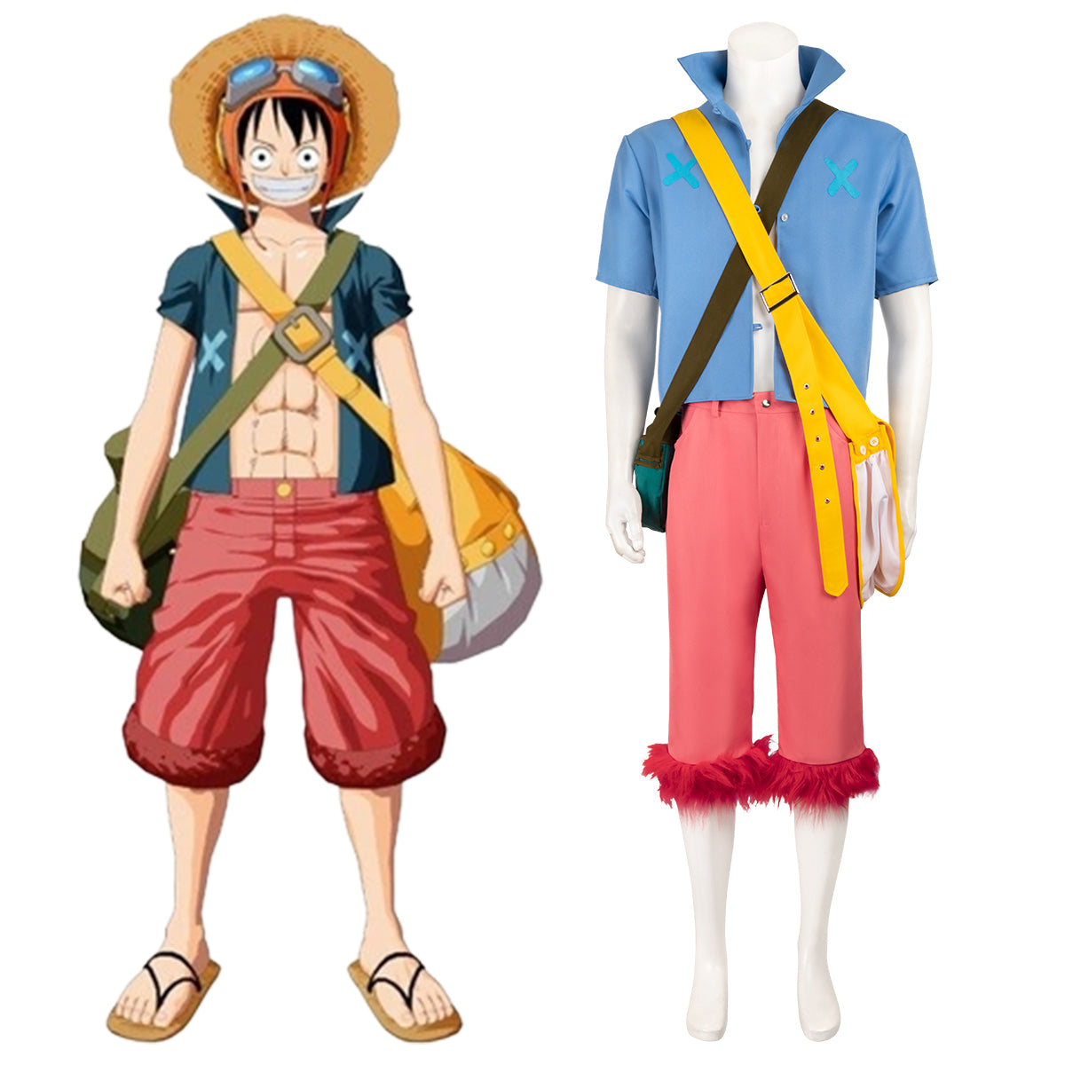 One Piece Film Strong World Monkey·D·Luffy Cosplay Costume
