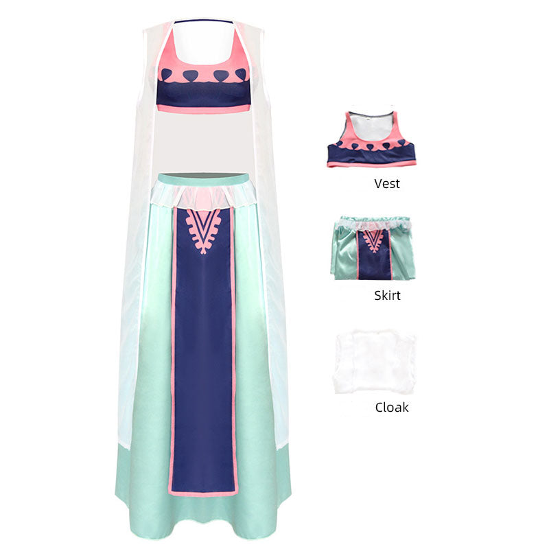 One Piece Nefertari Vivi Lightblue Cosplay Costumes