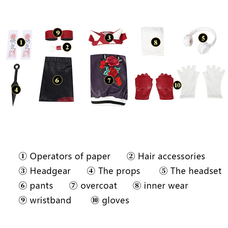 Overwatch 2 Kiriko Jacket Cosplay Costume