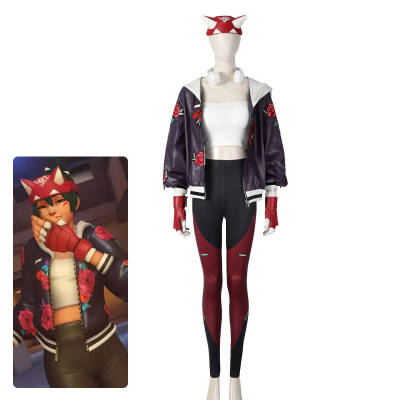 Overwatch 2 Kiriko Jacket Cosplay Costume