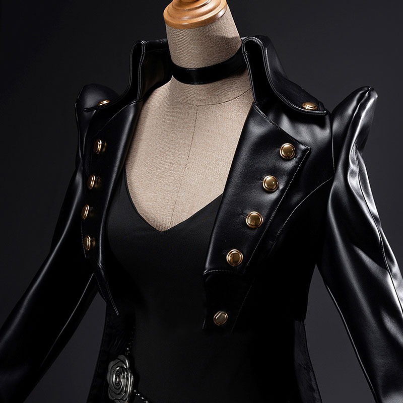 Game P5 Persona 5 Kasumi Yoshizawa Cosplay Costume Black Jumpsuit