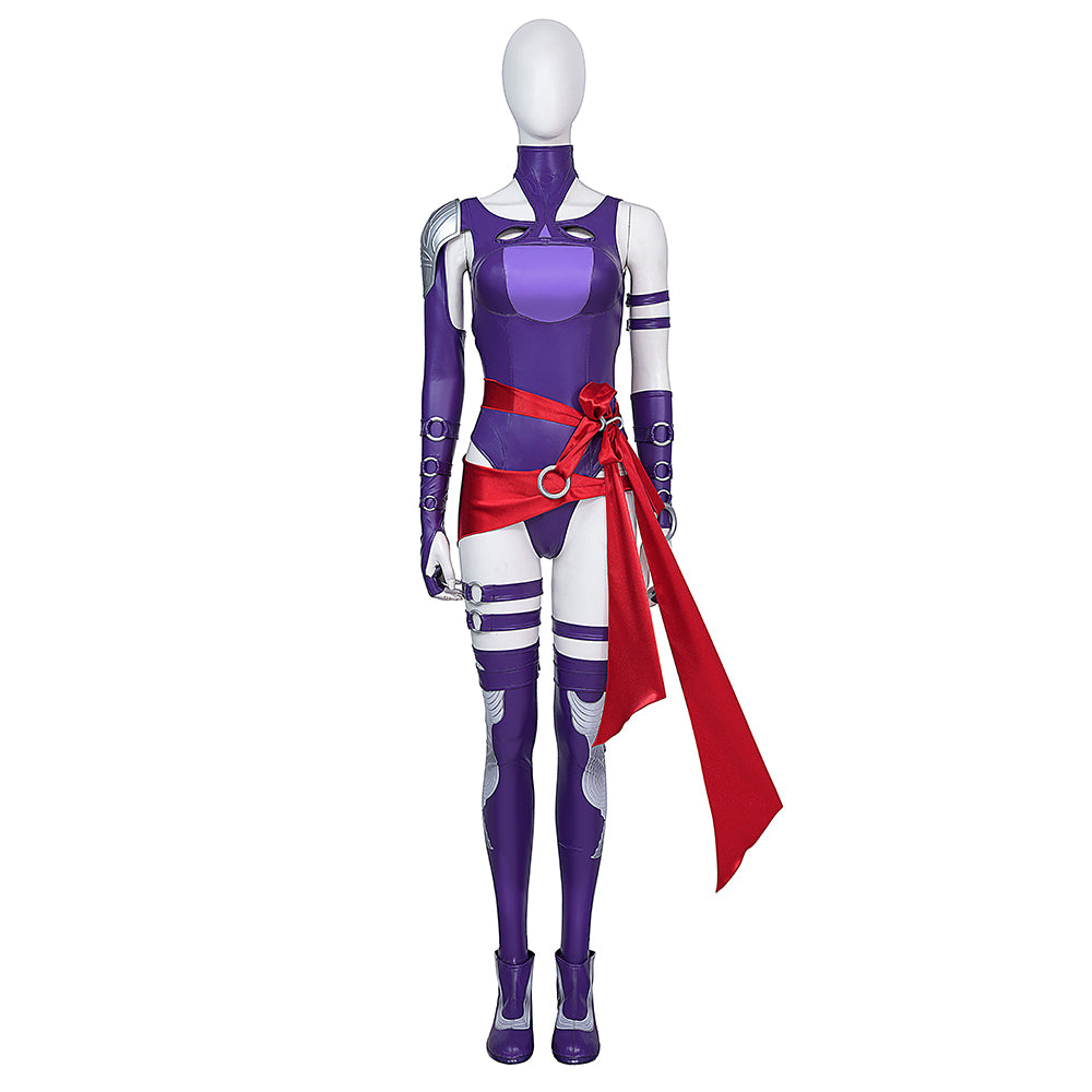 Psylocke Vengeance Cosplay Costume X-Men 1981 Halloween Suit Becostume