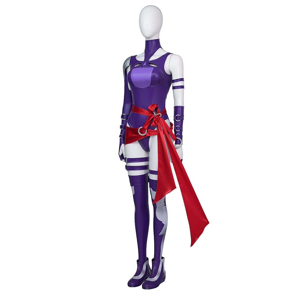 Psylocke Vengeance Cosplay Costume X-Men 1981 Halloween Suit Becostume