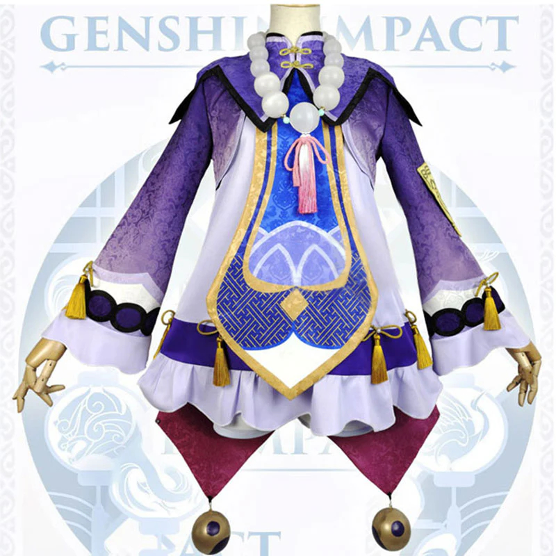Genshin Impact Qiqi Halloween Cosplay Costume