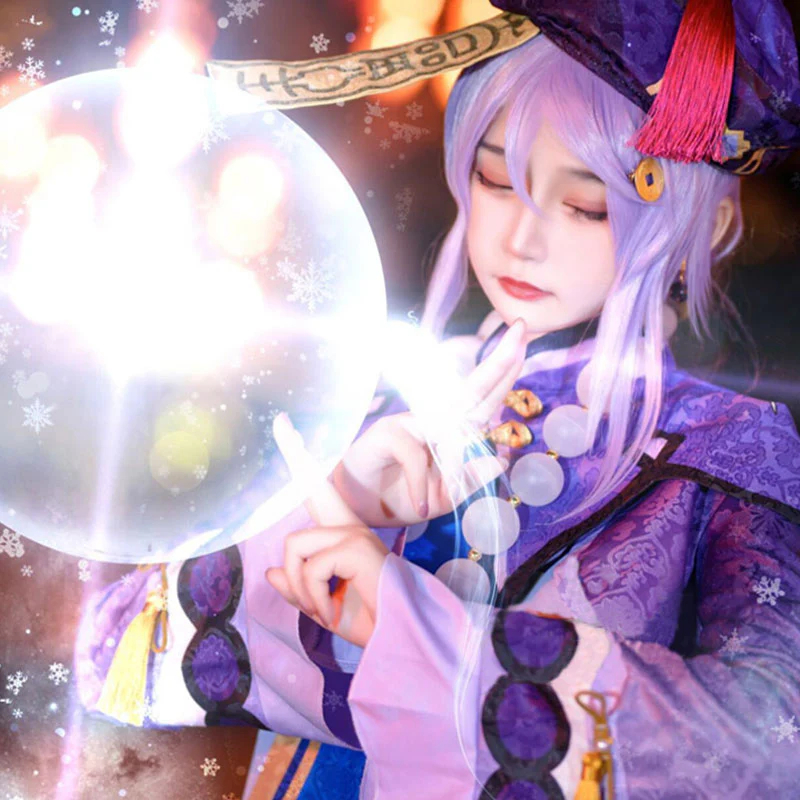 Genshin Impact Qiqi Halloween Cosplay Costume