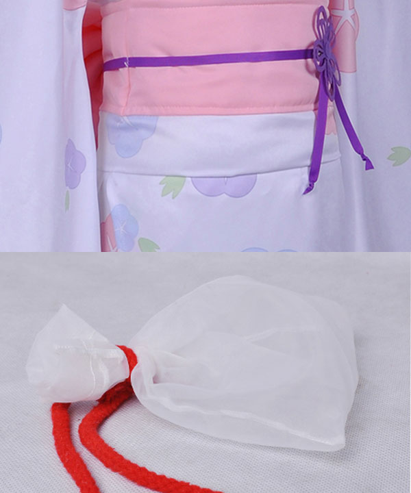 Anime Re: Life In A Different World From Zero Rem Yukata Kimono Cosplay Costume