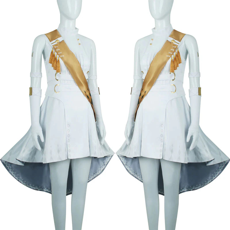 Reverse:1999 Sonetto White Dress Cosplay Costumes