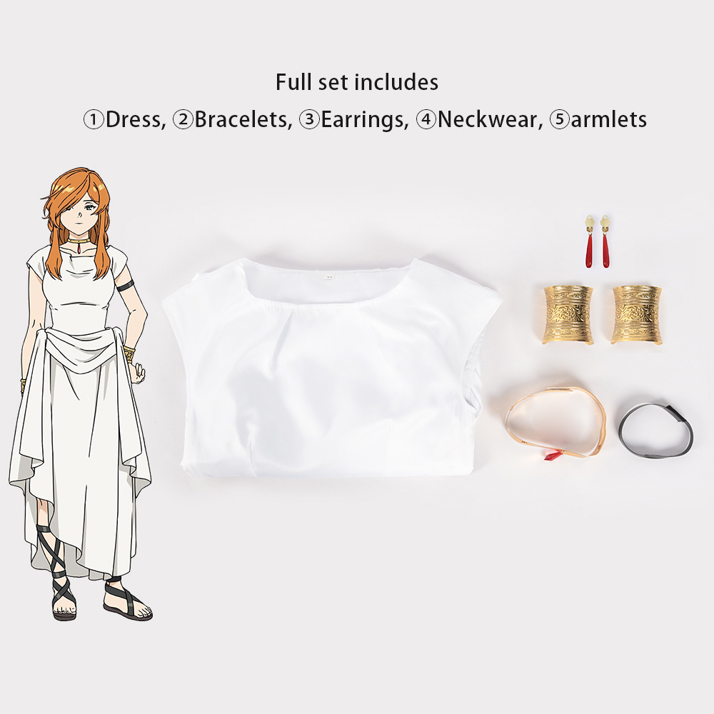 Frieren Flamme Cosplay Dress Costume Frieren Beyond Journey's End Cosplay Suit Dress Women Suit