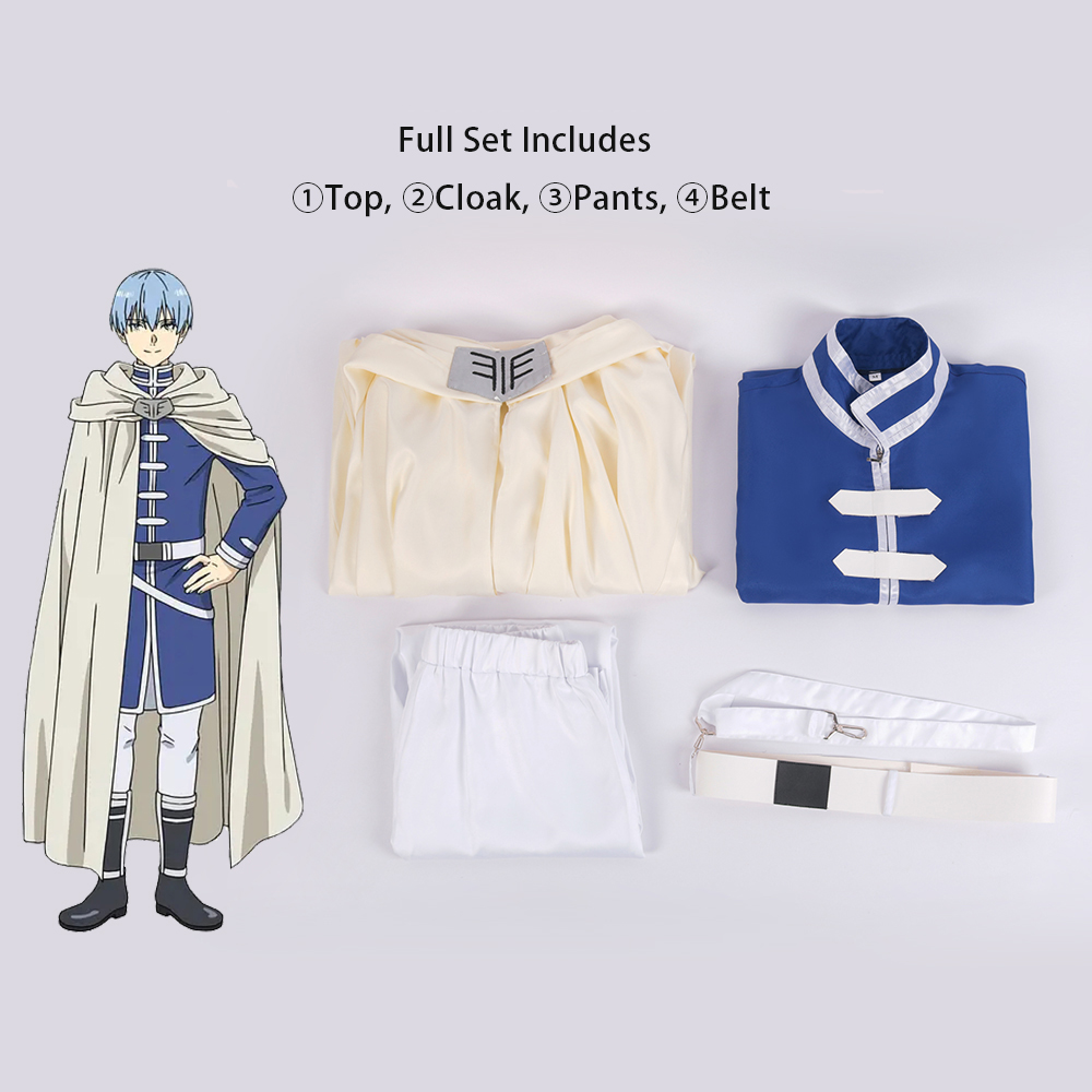 Frieren Beyond Journey's End Himmel Anime Cosplay Costume ,Cosplay Wig ,Cosplay Shoes,Shawl Cape Pants Pink Christmas Gift