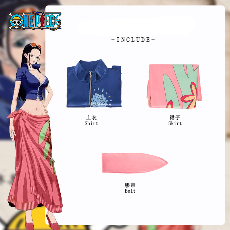 Anime One Piece Nico Robin After Two Years Leather Edition Cosplay Costume