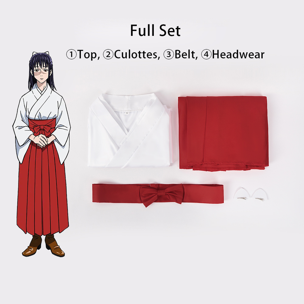 【Ready for ship】Anime Jujutsu Kaisen Iroi Utahime Cosplay Costume Outfit Kimono Halloween