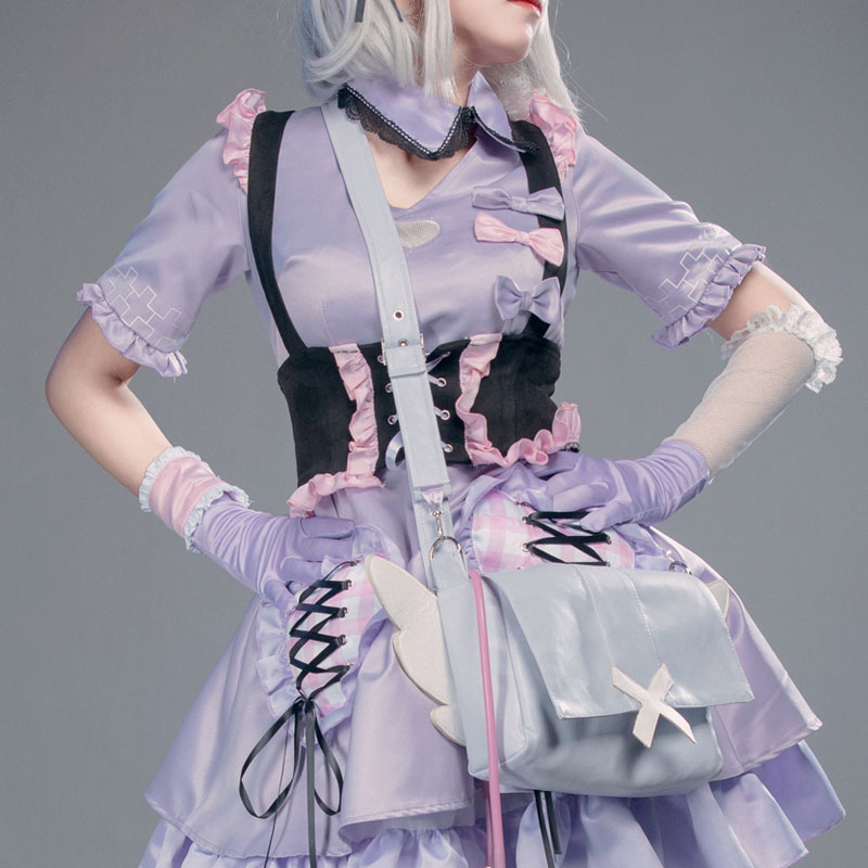 Anime Virtual YouTuber Sukoya Kana Doctor Outfit Cosplay Costume Wig