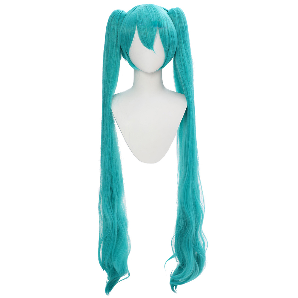 Hatsune Miku Black Swimsuit Swimwear Cosplay Costume wig