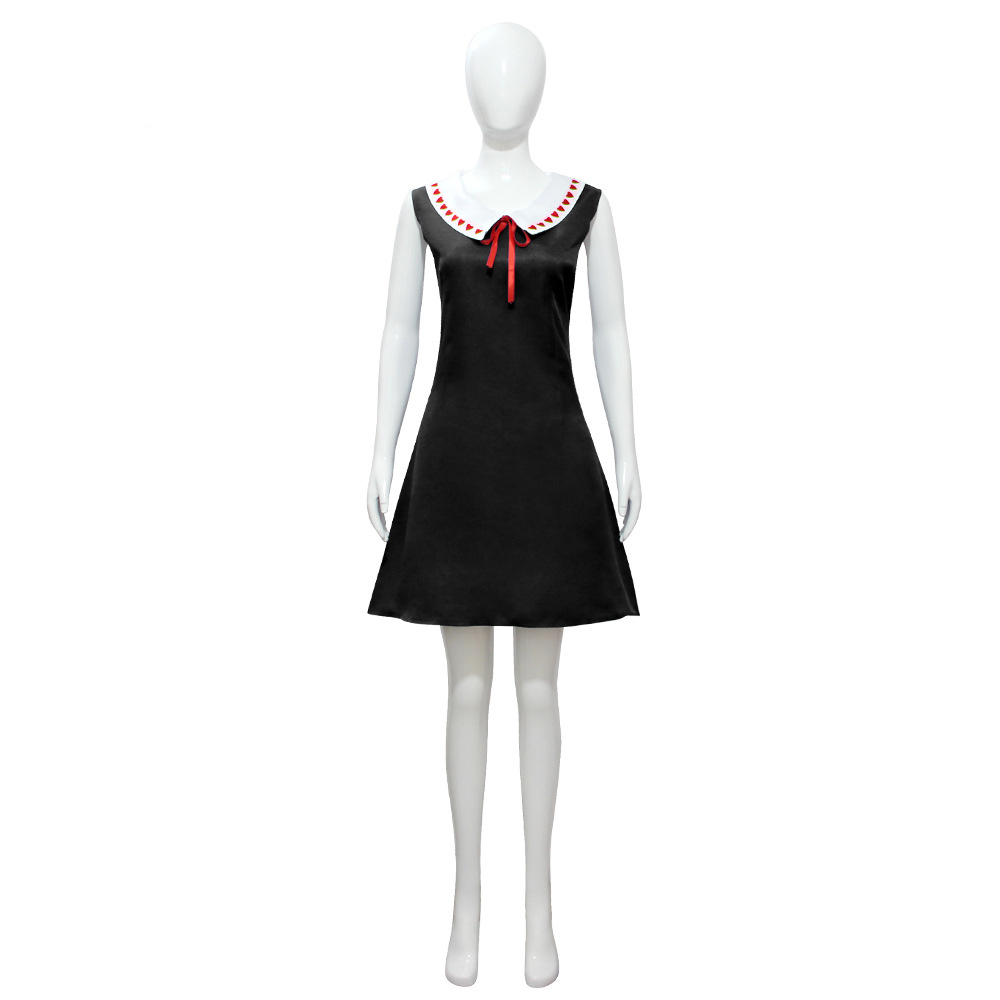 【Ready for ship】Anime Jujutsu Kaim mense Orimoto Rika Cosplay Costume,Beautiful Blue,Black Dress 