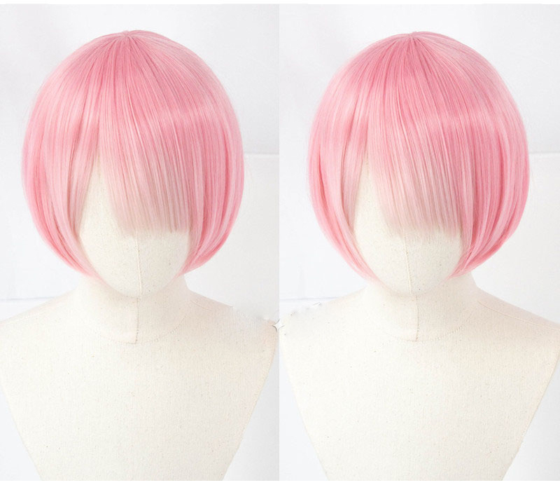 Re: Life In A Different World From Zero Rem Blue Cosplay Wig Ram Pink Cosplay Wig