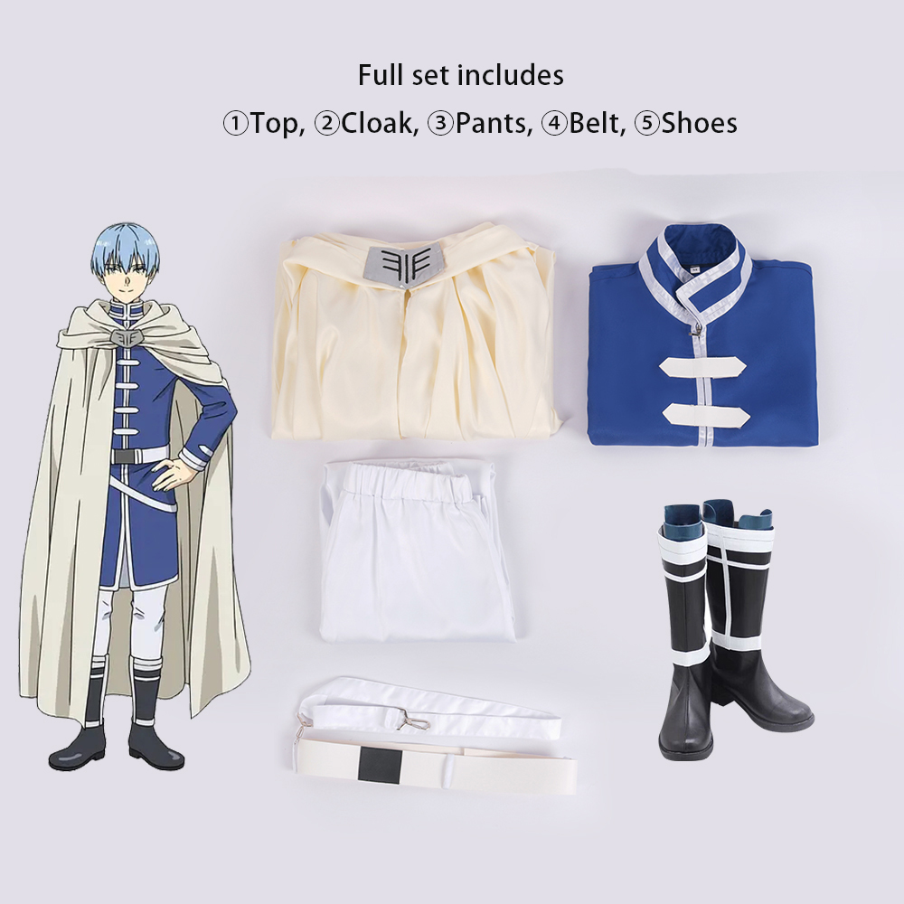 Frieren Beyond Journey's End Himmel Anime Cosplay Costume ,Cosplay Wig ,Cosplay Shoes,Shawl Cape Pants Pink Christmas Gift