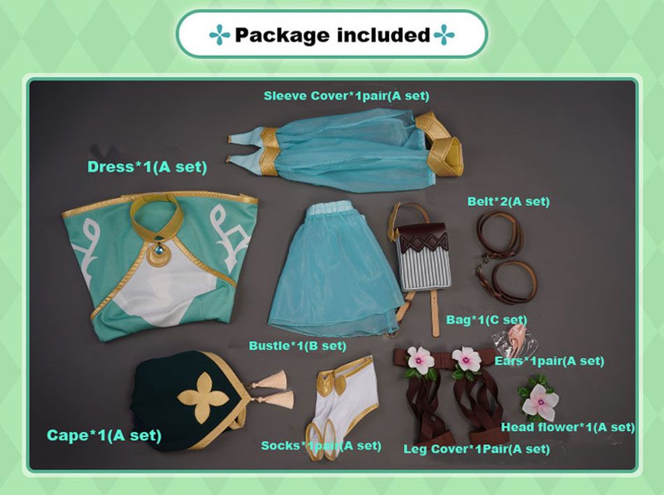 Game Princess Connect Re:Dive Natsume Kokoro Cosplay Costume Cute Girl Dress Cosplay Wig