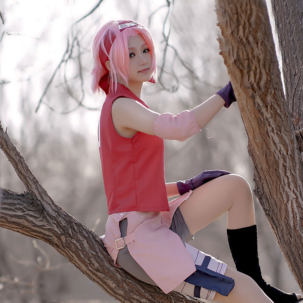 Sakura Haruno from Naruto Halloween Cosplay Costume