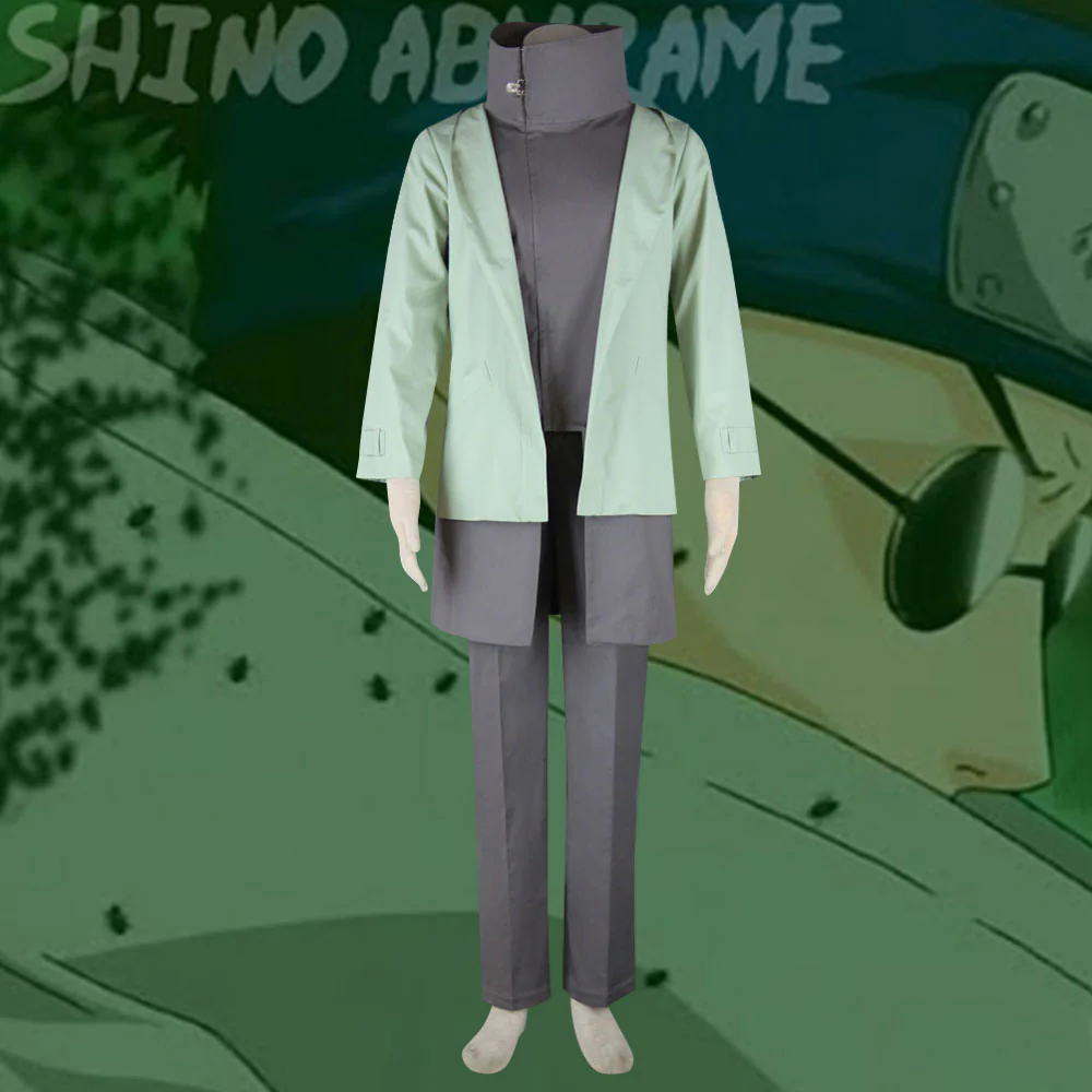 Shino Aburame from Naruto Halloween Cosplay Costume
