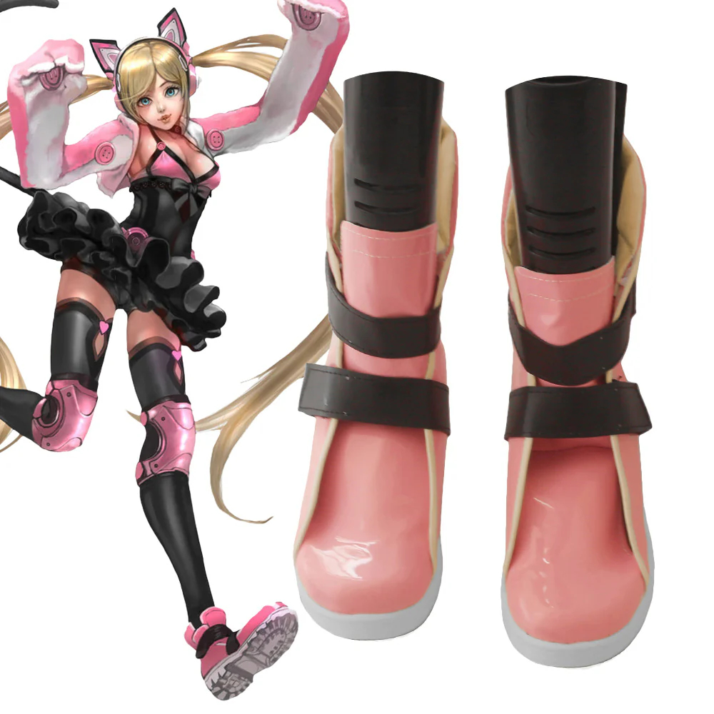 Tekken 7 Lucky Chloe Cosplay Shoes Boots