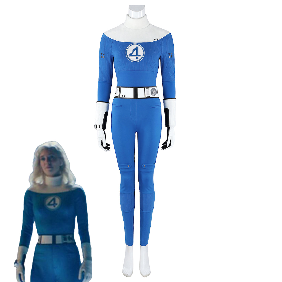 The Fantastic Four: First Steps Invisible Woman Sue Storm Cosplay Costume