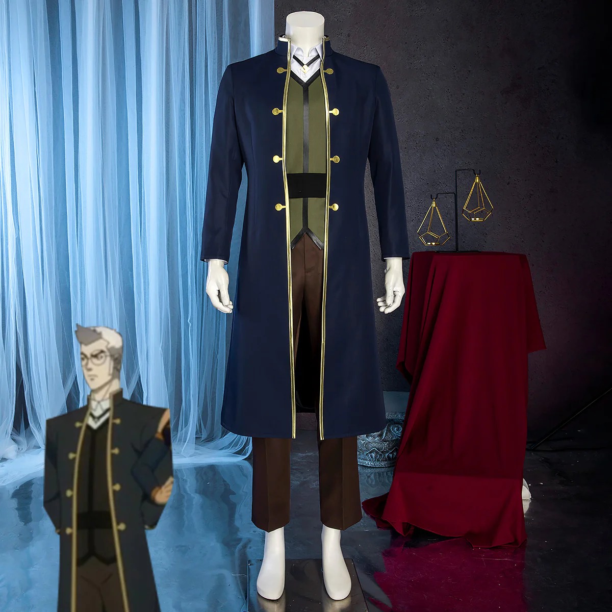 The Legend of Vox Machina Percival de Rolo Evening Party Cosplay Costume