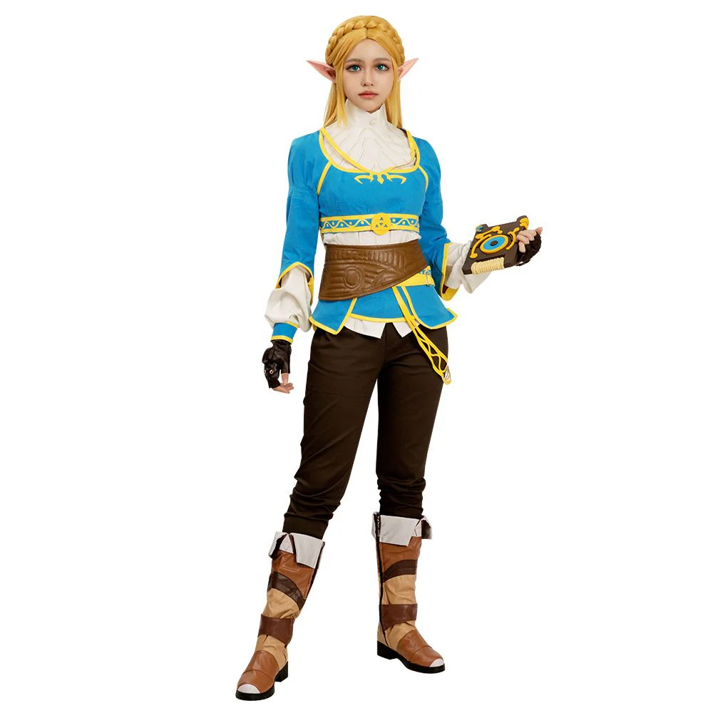 Game The Legend of Zelda: Breath of the Wild Zelda Cosplay Costume Halloween Costume Sets 3737