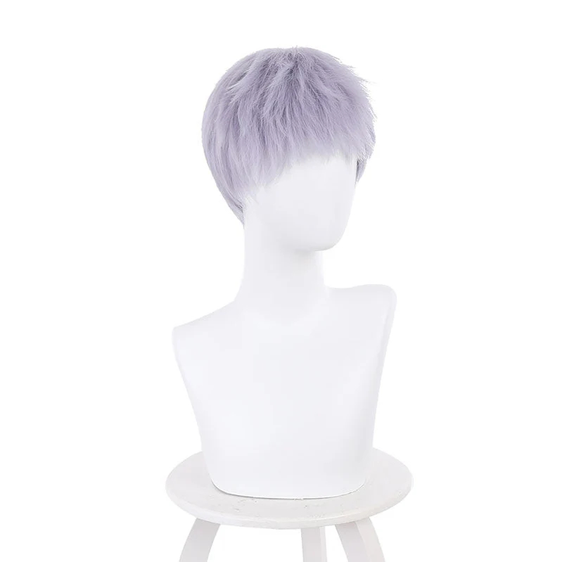 Anime Tokyo Revengers Takashi Mitsuya Blue Purple Cosplay Wigs