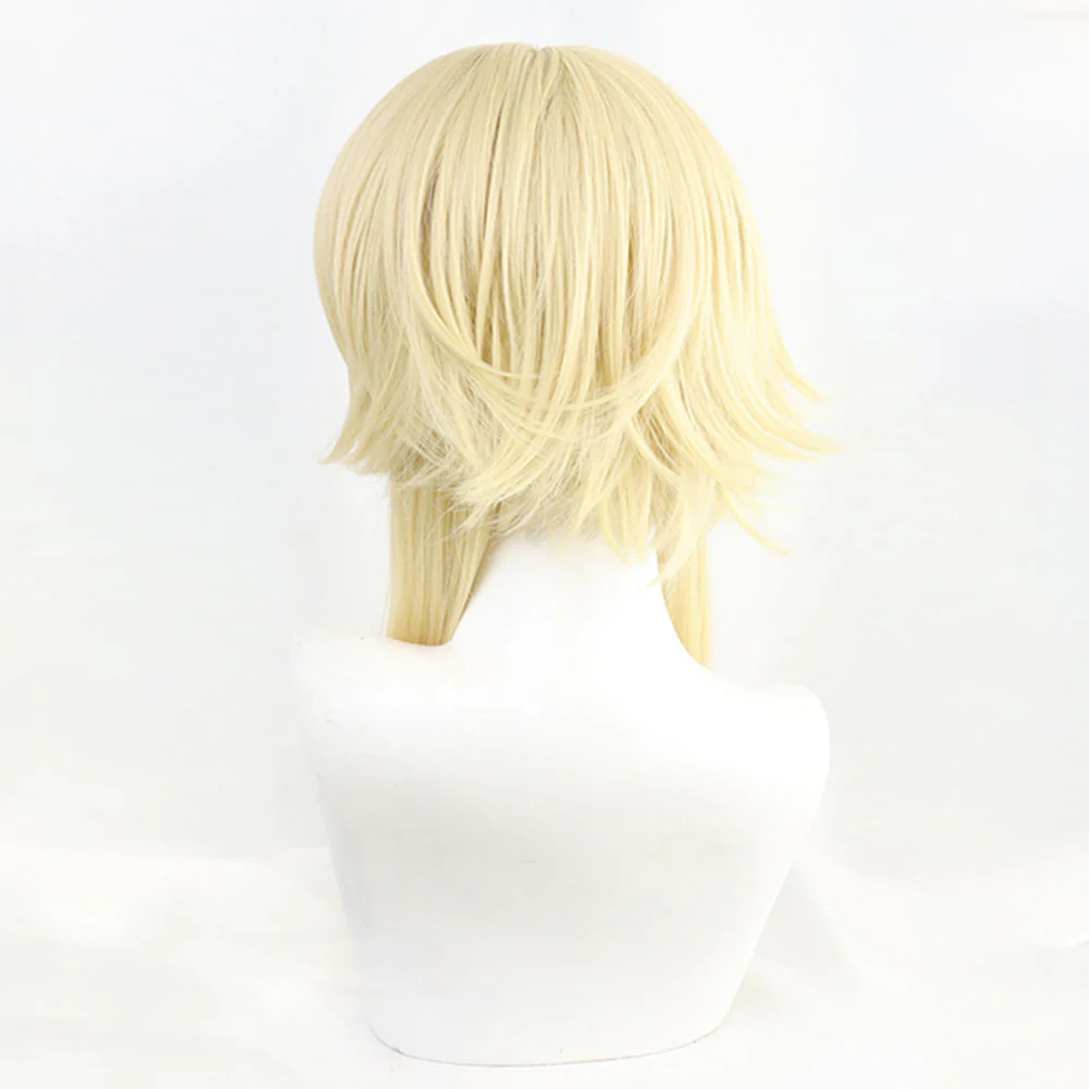 Genshin Impact Traveler Female Lumine Golden Cosplay Wig