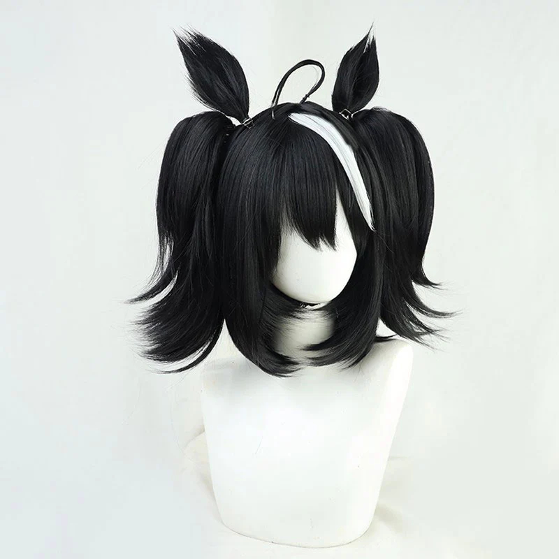 Uma Musume Pretty Derby Kitasan Black Cosplay Wig With Ear Props