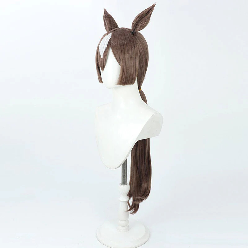 Uma Musume Pretty Derby Satono Diamond Brown Cosplay Wig With Ear Props