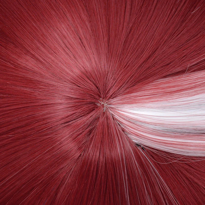 Game Uma Musume Pretty Derby Tokai Teio Brown Long Ponytail Cosplay Wigs With Eears