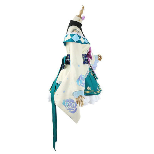 Anime Virtual YouTuber Nijisanji LazuLight January 2022 Finana Ryugu Cosplay Costume