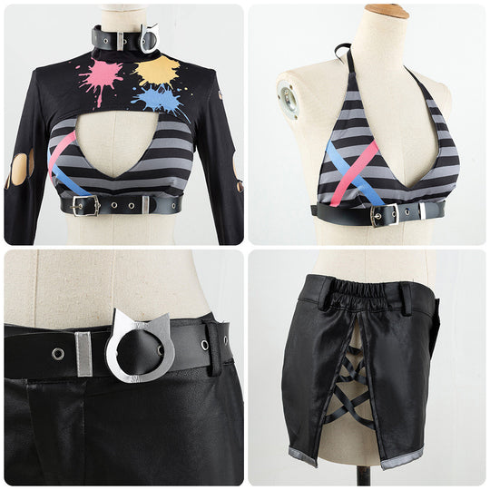 Anime Virtual YouTuber Nekota Tsuna Cosplay Costume Wig