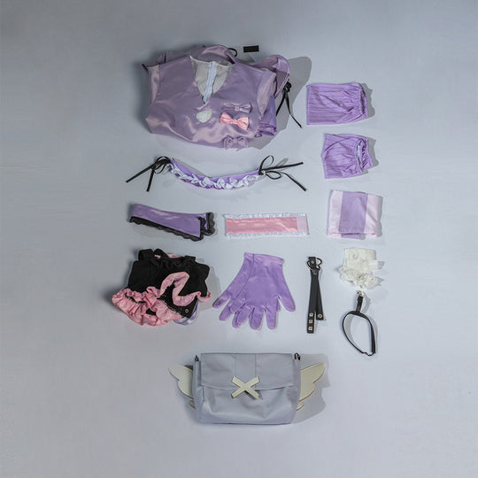 Anime Virtual YouTuber Sukoya Kana Doctor Outfit Cosplay Costume Wig