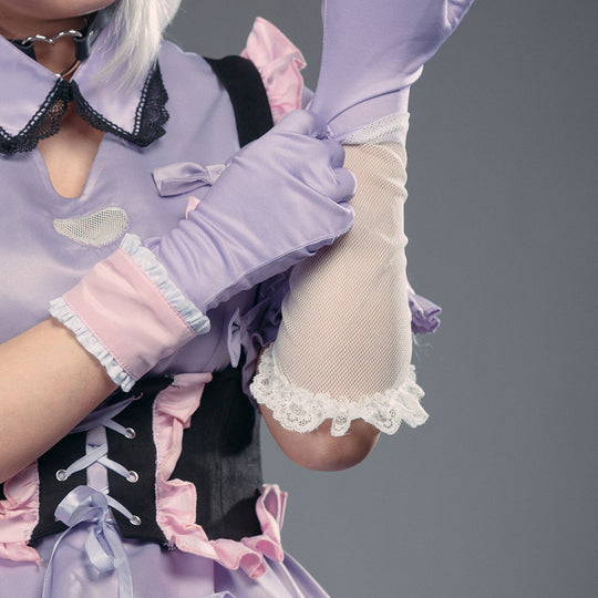 Anime Virtual YouTuber Sukoya Kana Doctor Outfit Cosplay Costume Wig