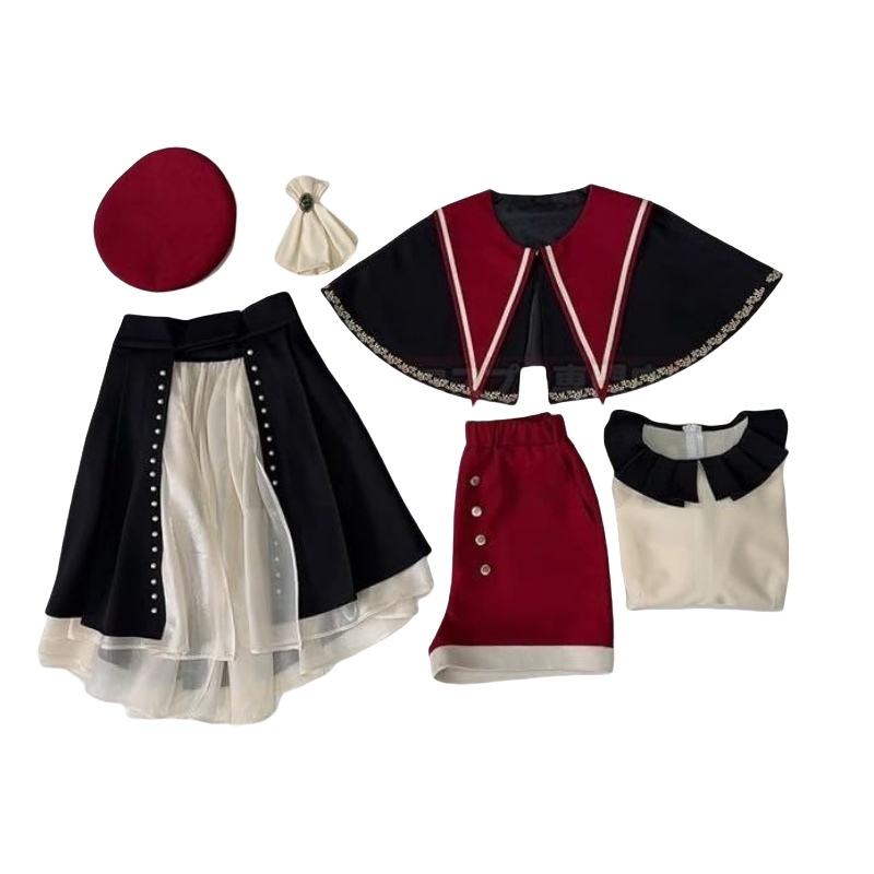 Dream Ave Mujica Wakaba Mutsumi Mortis Cosplay Costume Shirt Skirt Shorts Hat Daily Wear Cos