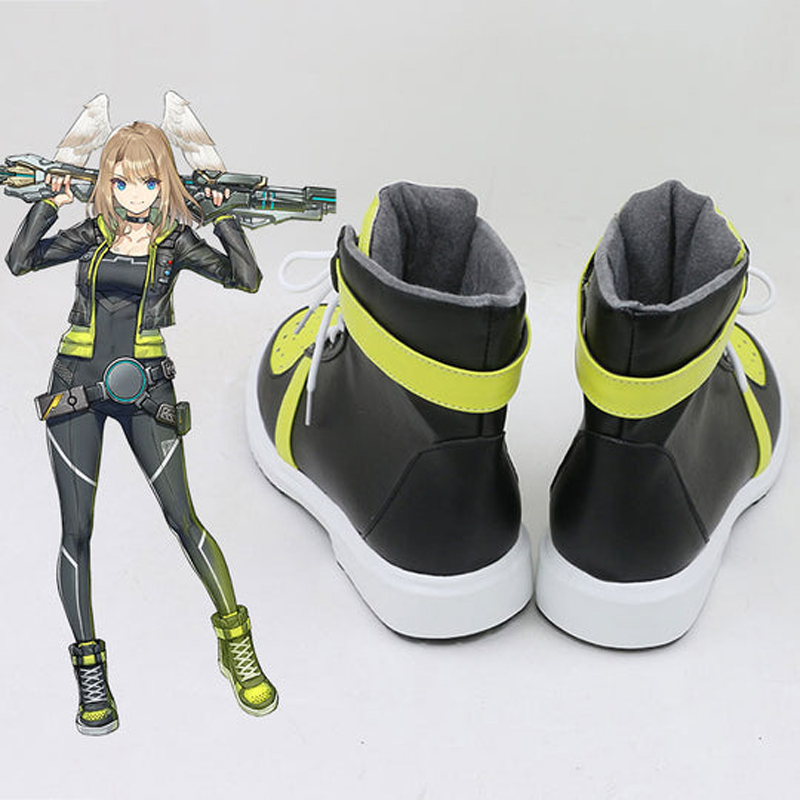 Xenoblade Chronicles 3 Eunie Black Yellow Cosplay Shoes