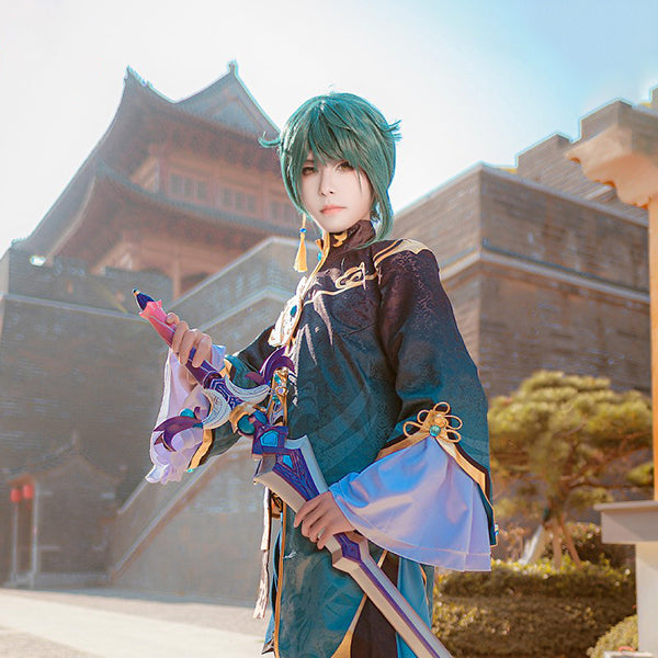Game Genshin Impact Xingqiu Cosplay Costumes