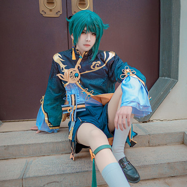 Game Genshin Impact Xingqiu Cosplay Costumes