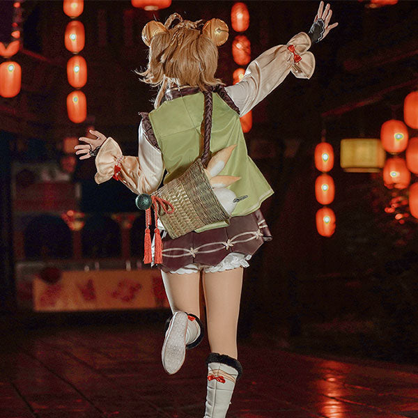 Genshin Impact Halloween Yaoyao Cosplay Costume
