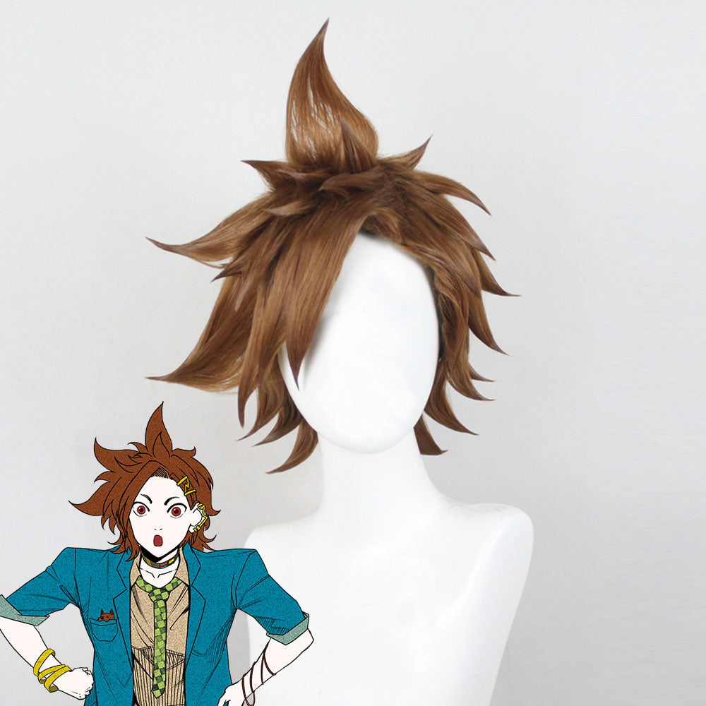 Your Turn to Die Joe Tazuna Brown Cosplay Wig