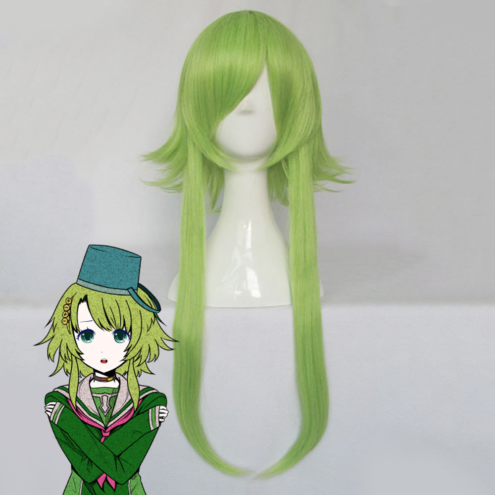 Your Turn to Die Kanna Kizuchi Green Cosplay Wig 