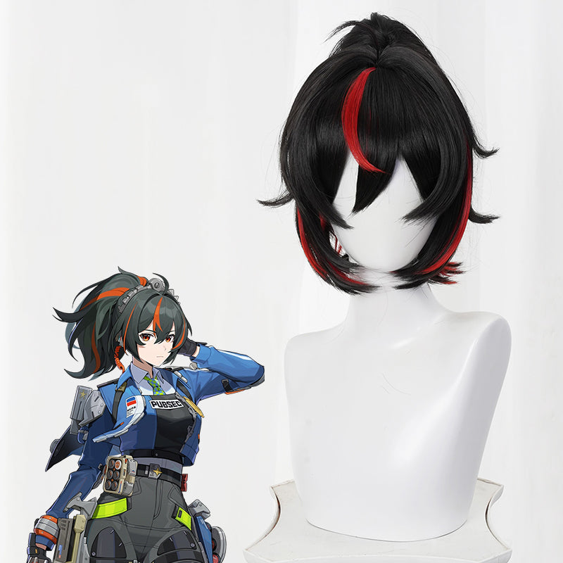  Zenless Zone Zero Zhu Yuan Cosplay Wig