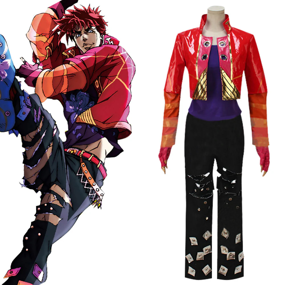 Jojo'S Bizarre Adventure: Phantom Blood Bloody Stream Cover Joseph Joestar Cosplay Costume