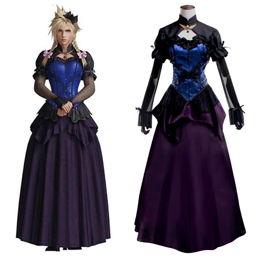Final Fantasy VII Remake Cloud Strife Girl Ver2 Cosplay Costume