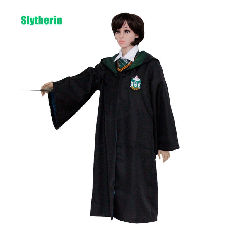 Movie Harry Potter Gryffindor and The Four Houses of Hogwarts Cosplay Magic Robe